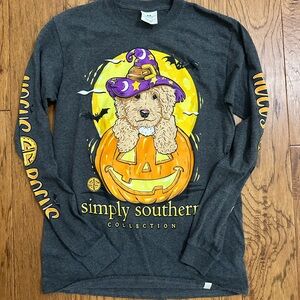 Small Simply Southern Hocus Pocus Halloween Long-sleeve shirt in EUC